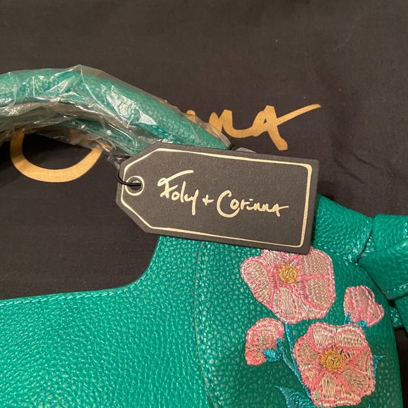 Foley + Corinna Flowerbed Creek FC Lady Tote in Green NWT - Picture 2 of 6